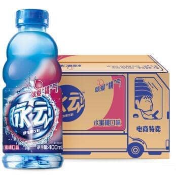 MIZONE 脉动 维生素饮料 水蜜桃口味 400ml*15瓶 *2件 32.9元（2件5折）