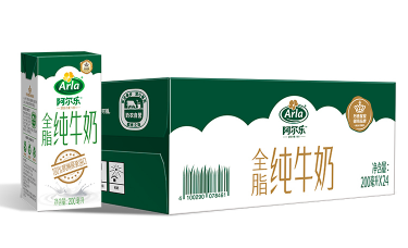 Arla 阿尔乐 全脂牛奶 200ml*24盒 *2件 81.86元包邮（双重优惠）