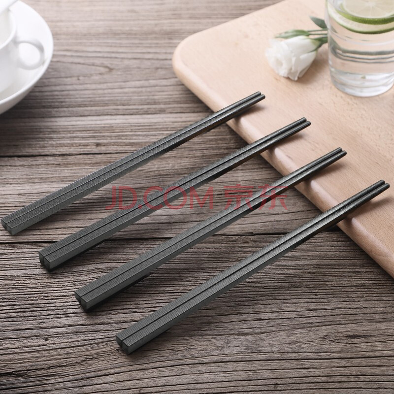 COOKER KING 炊大皇 合金筷子10双套装， 7.4元 （需买2件，共14.8元包邮，需用券）