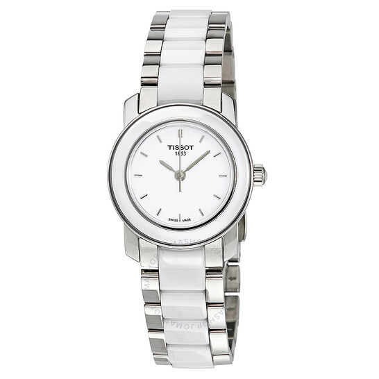 补货！ TISSOT 天梭 T-Trend 系列陶瓷石英女表 2.8折，$139（约876元）