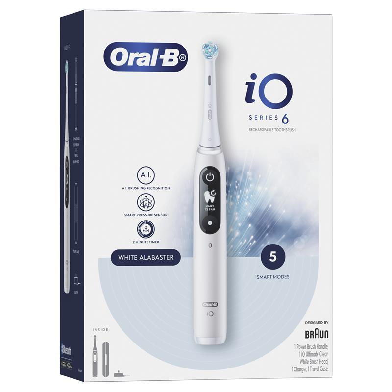 Oral B Power 电动牙刷 iO 6系列 白色款 7.8折，389.99澳币（约1813元）