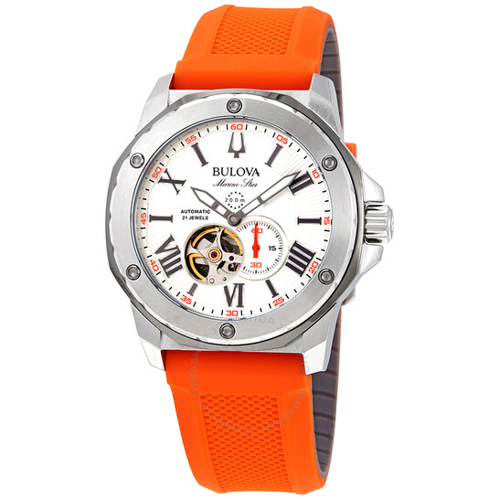 BULOVA 宝路华 海洋之星系列 男士自动上链机械腕表 98A226， $251.24 （需用码，约人民币1698.38元）