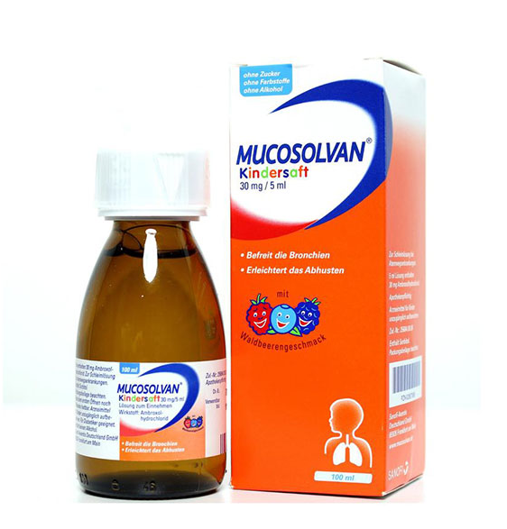 凑单品！Mucosolvan 沐舒坦 30mg/5ml婴幼儿止咳糖浆100ml， 售价€7.59（约56元）
