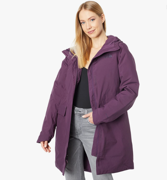 The North Face City Breeze Insulated女士北面派克大衣， 3.7折$92.95