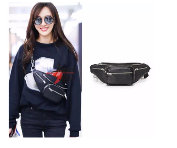 唐嫣同款！Alexander Wang Attica大王链条腰包， 直接$390