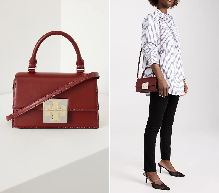 降价！Tory Burch 汤丽柏琦 Trend Spazzolato 迷你布丁包 折后价$198.45