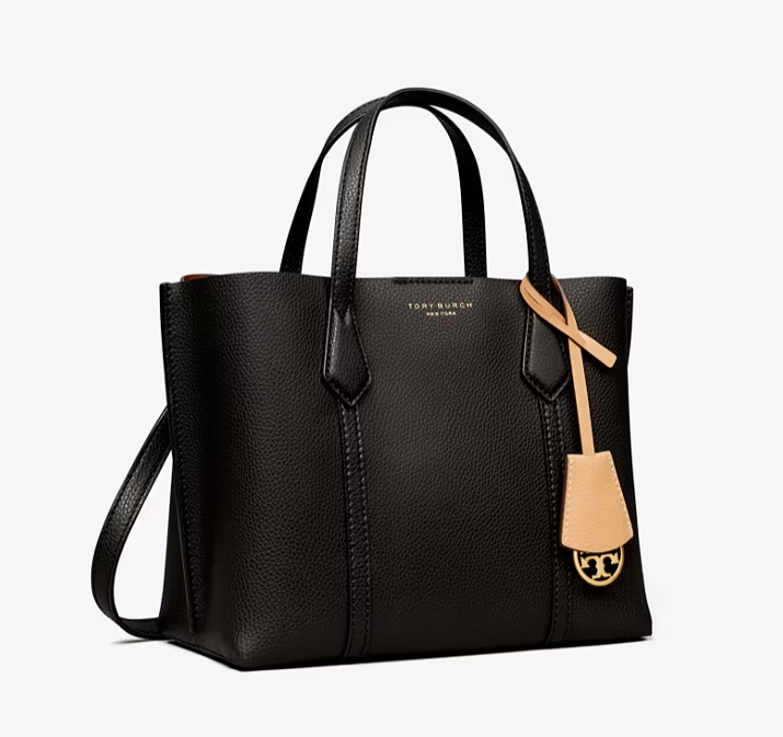 Tory Burch 汤丽柏琦Perry 小号托特包Black $348，补货