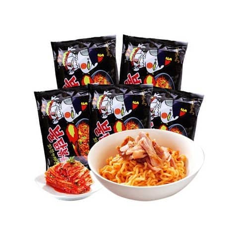 SAMYANG 三养 辣火鸡面 5连包 700g 10.9元包邮（需用券）