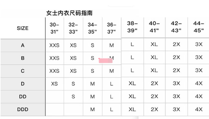 skims内衣尺码怎么选？skims内衣尺码对照表