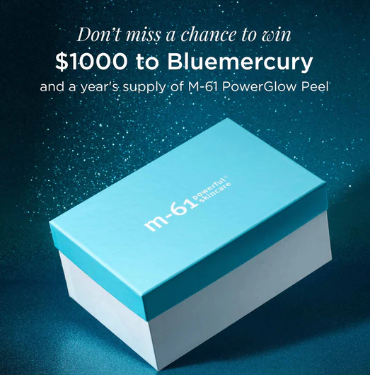 Bluemercury现有 M-61 冬季神秘美妆盒子， 售价$70（价值$293）