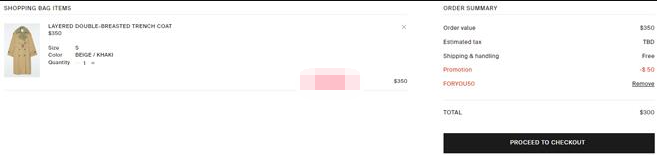 COS美国官网全场满$200减$50促销码