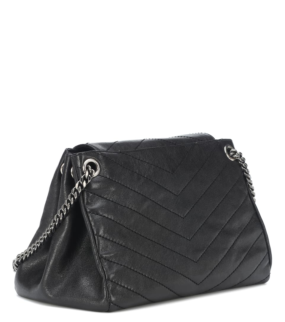 SAINT LAURENT Nolita 绗缝皮革中号单肩包 €2,250（约17,629元）