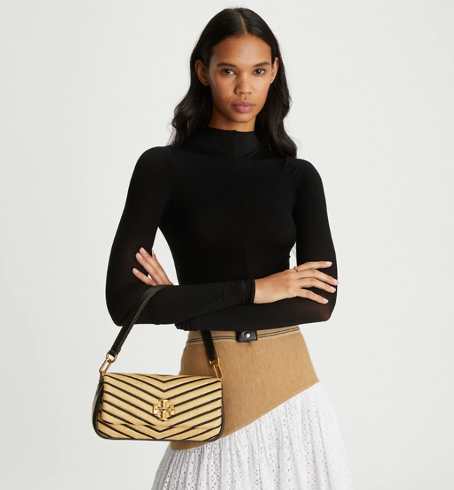Tory Burch 汤丽柏琦Kira Chevron腋下法棍包, 42折$239