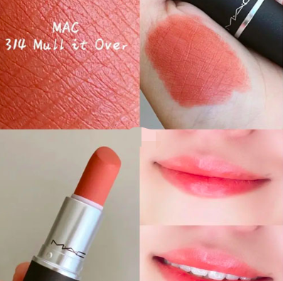 MAC水蜜桃314色口红试色分享