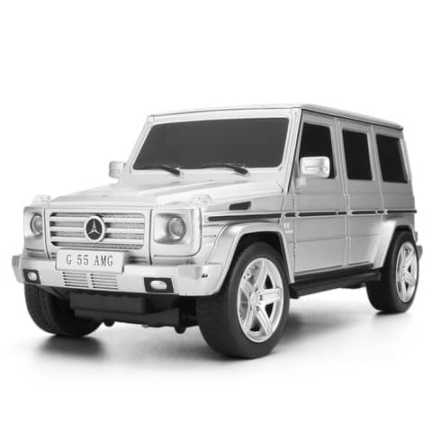 美致模型 遥控车 奔驰G55车 1:24 玩具汽车 银色 27029 59元包邮（2人成团）