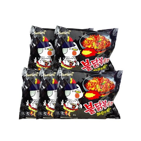 SAMYANG 三养 辣火鸡面 5连包 700g 10.9元包邮（需用券）