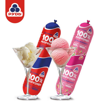 如迪 乌克兰进口冰激凌 500g*2条装 84元包邮（需用券）