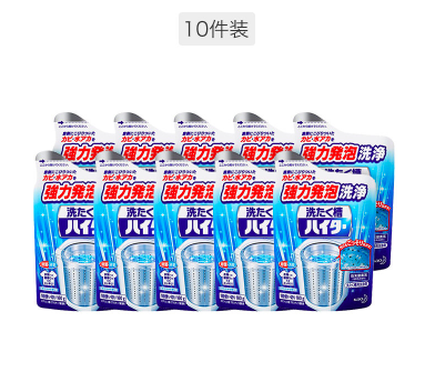 考拉海购黑卡会员:Kao 花王 洗衣机槽酵素清洁粉 180g*10袋,135.58元包邮
