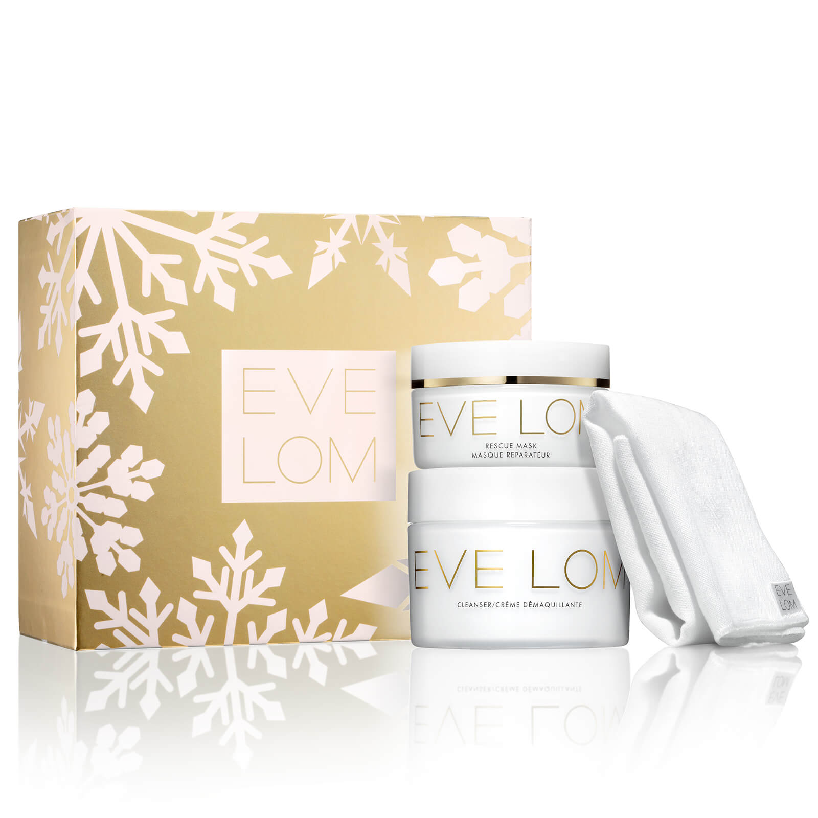 EVE LOM护肤套装(卸妆膏200ml+急救面膜100ml+洁面巾1张)折后¥438.5