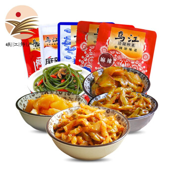 乌江 涪陵榨菜套餐 5种口味 15袋装 约710g 14.9元（需用券）