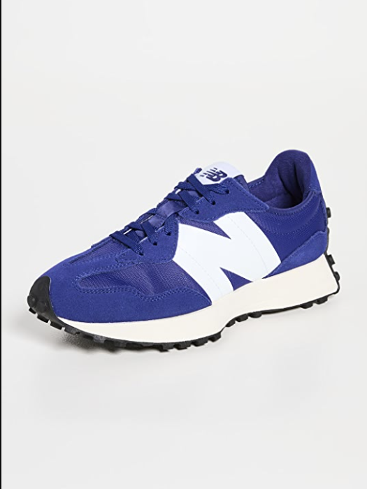 New Balance新百伦327男款蓝色跑鞋，折后价$37.5
