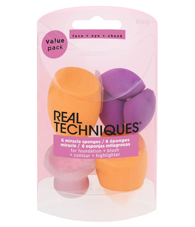 Real Techniques 海绵美妆蛋 6个装, 凑单到手约¥111.9