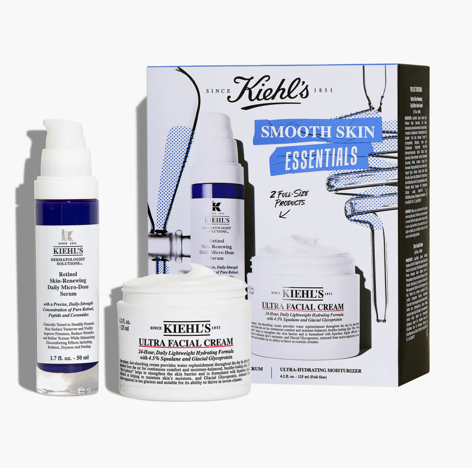 KIEHLS科颜氏 高保湿面霜+A醇精华套组 $82.50,补货
