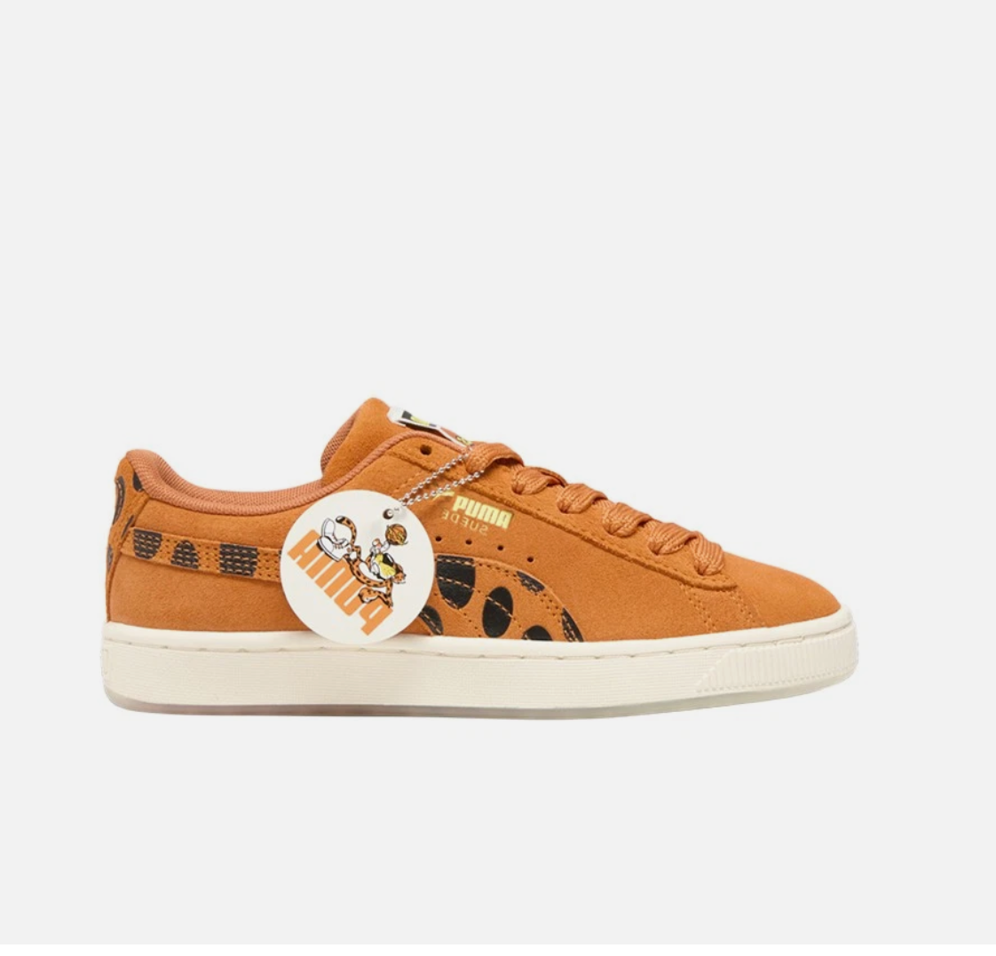 PUMA X Cheetos 儿童麂皮系带休闲鞋，现价$27.95(指导价$75.0)